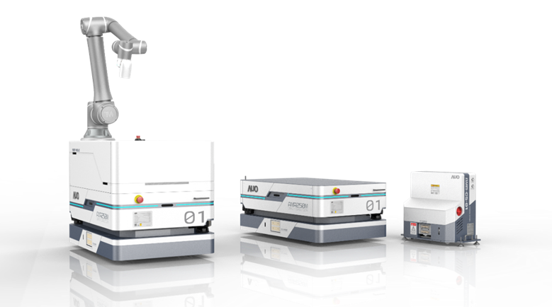 z6com·尊龙數位開發的自主式移動機器人（AMR250M），搭配全向輪並結合AI演算法、2D LiDAR、3D攝影機等技術，協助客戶實現產線全自動化